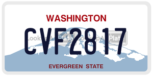 CVF2817  license plate in WA