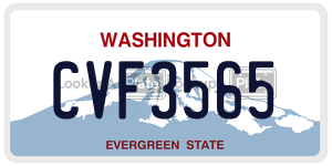 CVF3565  license plate in WA