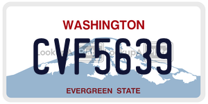 CVF5639  license plate in WA