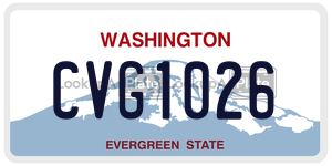 CVG1026  license plate in WA