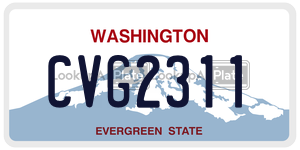 CVG2311  license plate in WA
