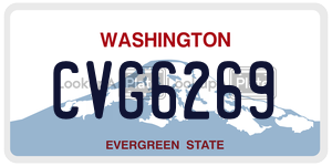 CVG6269  license plate in WA