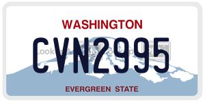 CVN2995  license plate in WA