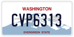 CVP6313  license plate in WA