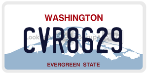 CVR8629  license plate in WA