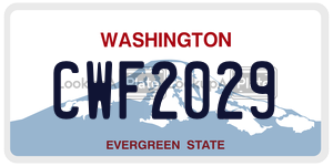 CWF2029  license plate in WA