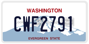 CWF2791  license plate in WA