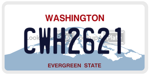 CWH2621  license plate in WA
