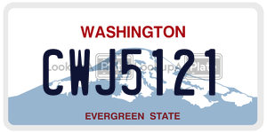 CWJ5121  license plate in WA