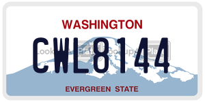 CWL8144  license plate in WA