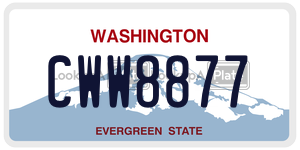 CWW8877  license plate in WA