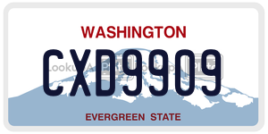 CXD9909  license plate in WA
