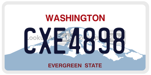 CXE4898  license plate in WA