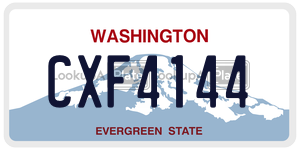CXF4144  license plate in WA