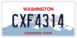 CXF4314  license plate in WA