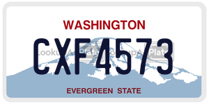 CXF4573  license plate in WA