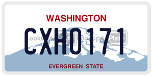 CXH0171  license plate in WA