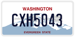 CXH5043  license plate in WA
