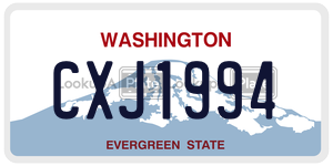 CXJ1994  license plate in WA