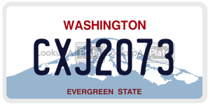 CXJ2073  license plate in WA