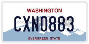CXN0883  license plate in WA
