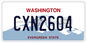 CXN2604  license plate in WA