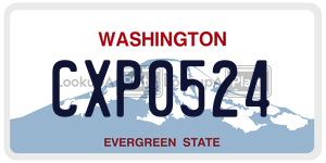 CXP0524  license plate in WA