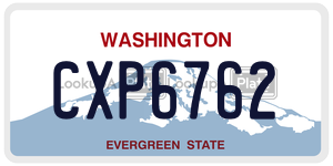 CXP6762  license plate in WA