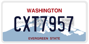 CXT7957  license plate in WA