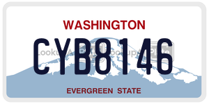 CYB8146  license plate in WA