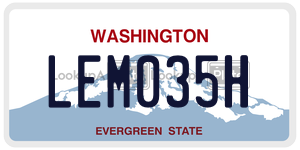 LEM035H  license plate in WA