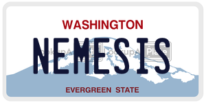 NEMESIS  license plate in WA