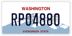 RP04880  license plate in WA