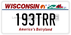 193TRR  license plate in WI