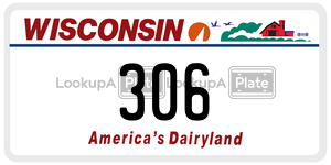 306 license plate in Wisconsin