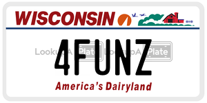 4FUNZ  license plate in WI