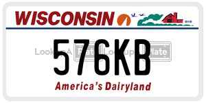 576KB  license plate in WI