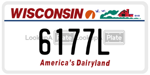 6177L  license plate in WI