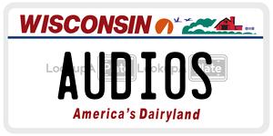 AUDI0S  license plate in WI