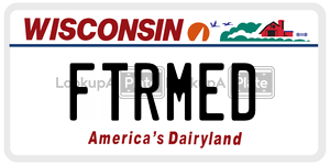 FTRMED  license plate in WI
