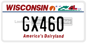 GX460  license plate in WI