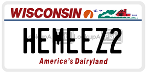 HEMEEZ2  license plate in WI