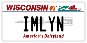 IMLYN  license plate in WI