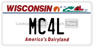 MC4L  license plate in WI