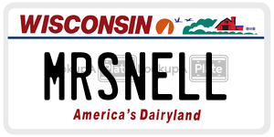 MRSNELL  license plate in WI