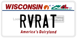 RVRAT  license plate in WI