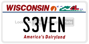 S3VEN  license plate in WI