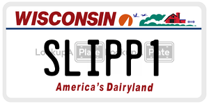 SLIPP1  license plate in WI
