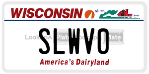 SLWV0  license plate in WI