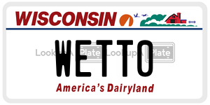 WETT0  license plate in WI